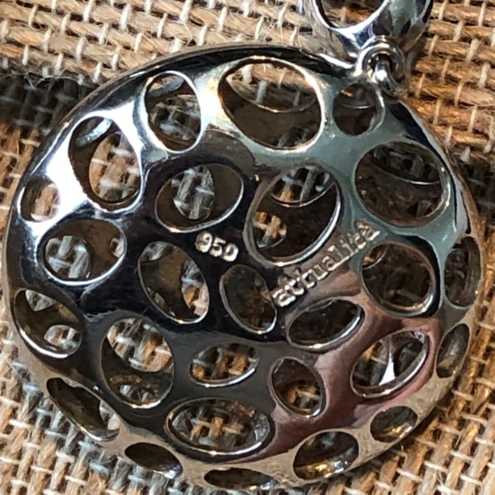 .950 silver statement ring and earrings jewelry set - Picture 9 of 16